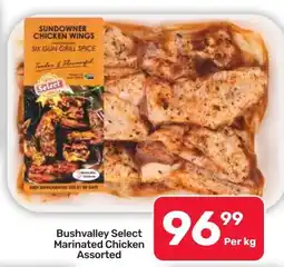 Pick n Pay Hypermarket Bushvalley Select Marinated Chicken Assorted offer