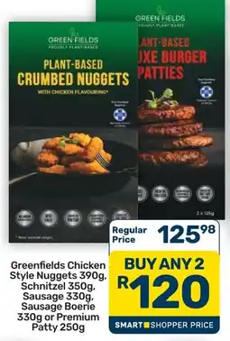 Pick n Pay Hypermarket Greenfields Plant-Based Crumbed Nuggets offer