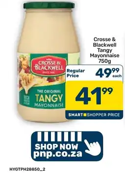 Pick n Pay Hypermarket Crosse & Blackwell Tangy Mayonnaise offer