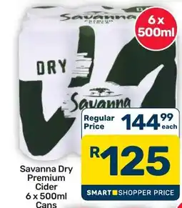 Pick n Pay Hypermarket Savanna Dry Premium Cider offer
