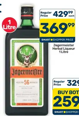 Pick n Pay Hypermarket Jagermeister Herbal Liqueur offer