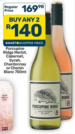 Pick n Pay Hypermarket Porcupine Ridge Sauvignon Blanc offer