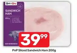 Pick n Pay Hypermarket Pick n Pay Sliced Sandwich Ham offer