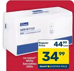 Pick n Pay Hypermarket no name White Serviettes offer