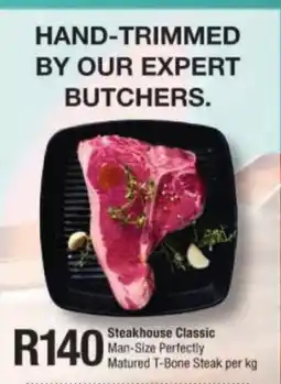 Checkers Steakhouse Classic Man-Size Perfectly Matured T-Bone Steak offer