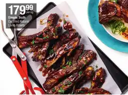 Checkers Simple Truth Certified Natural Lamb Riblets offer