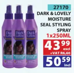 Arrow Cash And Carry Dark & Lovely Moisture Seal Styling Spray offer