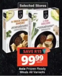 Checkers Asia Frozen Ready Meals All Variants offer