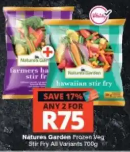Checkers Natures Garden Frozen Veg Stir Fry offer