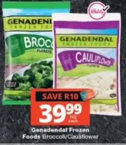 Checkers Genadendal Frozen Foods Broccoli/Cauliflower offer