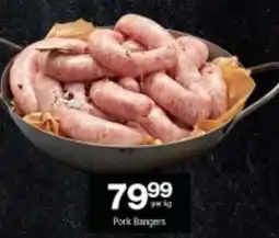 Checkers Pork Bangers offer