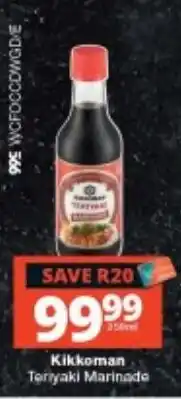Checkers Kikkoman Teriyaki Marinade offer