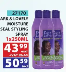 Arrow Cash And Carry Dark & Lovely Moisture Seal Styling Spray offer