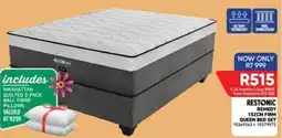 Furnmart Restonic Remedy 152CM Firm Queen Bed Set offer