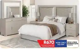 Furnmart PRIYA 5-PIECE BEDROOM SUITE offer