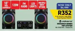 Furnmart Monarch Series Hifi System offer