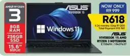 Furnmart ASUS VIVOBOK 15 AMD RYZEN 3 NOTEBOOK offer