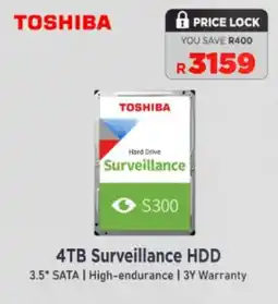 Mitabyte Toshiba 4TB Surveillance HDD offer