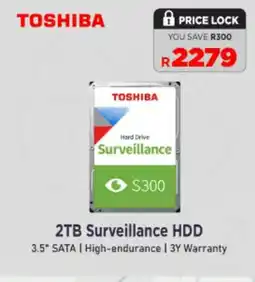 Mitabyte Toshiba 2TB Surveillance HDD offer