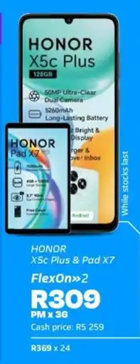 Telkom HONOR X5c Plus & Pad X7 offer