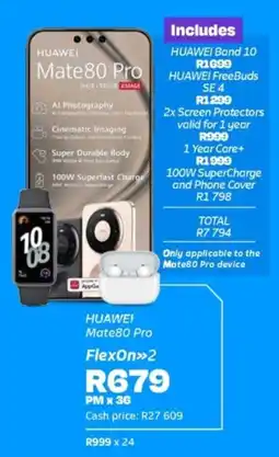 Telkom HUAWEI Mate80 Pro offer