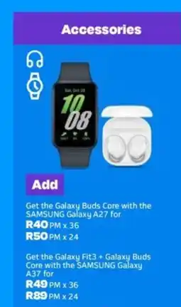Telkom Galaxy Buds Core with the SAMSUNG Galaxy A27 offer