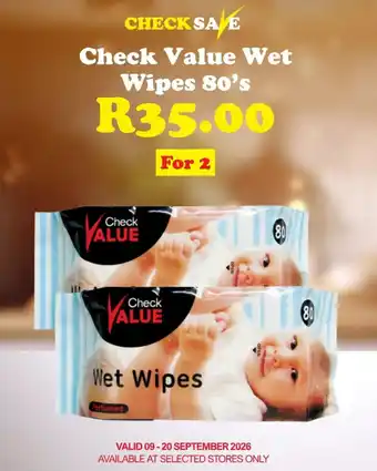 Check Value Wet Wipes
