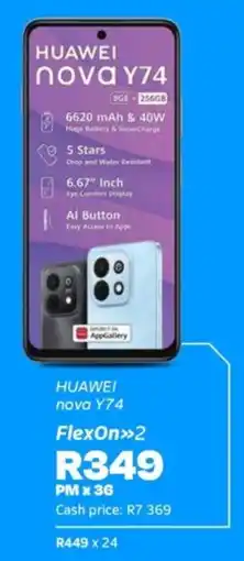 Telkom HUAWEI nova Y74 offer