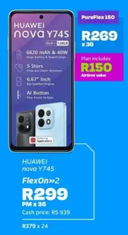 Telkom HUAWEI nova Y74S offer
