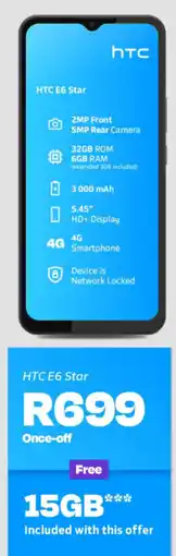 Telkom HTC E6 Star offer