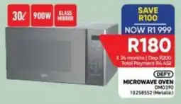 Furnmart DEFY MICROWAVE OVEN offer
