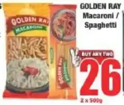 Boxer Golden Ray Macaroni / Spaghetti offer