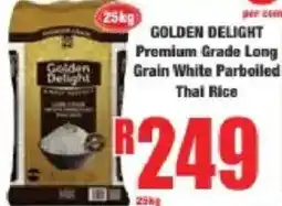 Boxer Golden Delight Premium Grade Long Grain White Parboiled Thai Rice offer