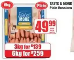 Boxer Taste & More Plain Russians offer