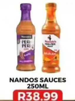 Saverite Nandos Sauces offer