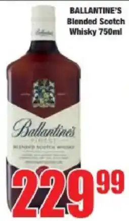 Boxer Ballantine's Blended Scotch Whisky offer
