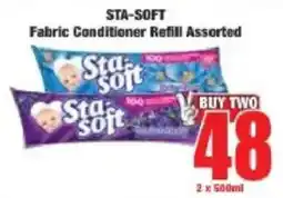 Boxer STA-SOFT Fabric Conditioner Refill Assorted offer