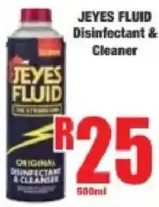 Boxer JEYES FLUID Disinfectant & Cleaner offer