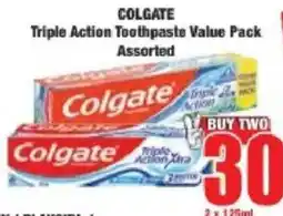 Boxer Colgate Triple Action Toothpaste Value Pack Assorted offer