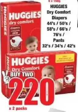 Boxer HUGGIES Dry Comfort offer