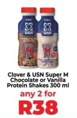 Food Lover's Market Clover & USN Super M Protein Shakes offer