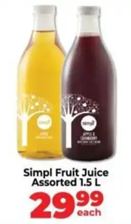 Food Lover's Market Simpl Fruit Juice Assorted offer
