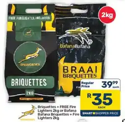Pick n Pay Hypermarket Briquettes Bafana offer