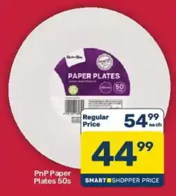 Pick n Pay Hypermarket PnP Paper Plates 50s offer