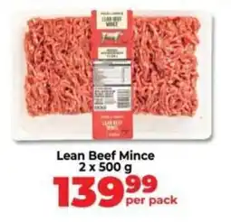 Food Lover's Market Lean Beef Mince offer