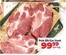Food Lover's Market Pork Rib Eye Steak offer