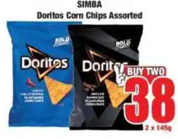 Boxer Doritos Corn Chips Assorted offer