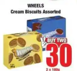 Boxer WHEELS Cream Biscuits Assorted offer