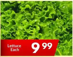 Super Save Lettuce offer