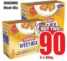 Boxer Bokomo Weet-Bix offer